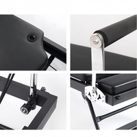 Matériel de yoga pliable en acier avec roues, écologique, pour entraînement Pilates et renforcement du tronc à domicile, exclusivité transfrontalière, durable