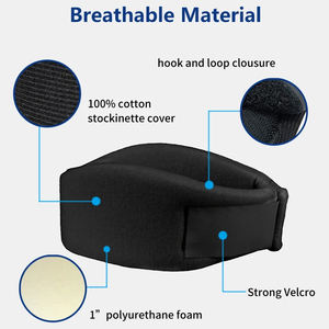 Sarung bantal kantor keselamatan olahraga Logo kustom busa kepala antirendah penyangga leher penutup serviks sejuk sejuk - Product Image 5