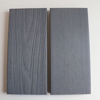 Planches de terrasse en composite WPC, design européen ignifuge pour extérieur, jardin, patio, piscine, terrasse, co-extrusion