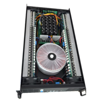 H Sınıfı Profesyonel Güç Amplifikatörü 2 Kanal 4000W Kanal Başına Yüksek Güçlü 2CH Sahne DJ Ses Amplifikatörü Toroidal Transformatörlü