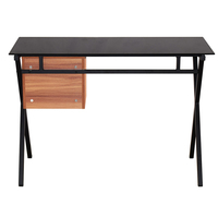 Petit bureau de bureau d'ordinateur de coin avec la table de PC d'étude de tiroirs pour des étudiants