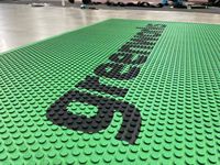 Tapis de sol extérieur moderne personnalisé, antidérapant, en caoutchouc épaissi, design gratuit
