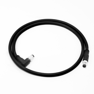 M8 nam thẳng đến nữ Right Angled lắp ráp không thấm nước PVC/PUR nối cáp mở rộng - Product Image 2