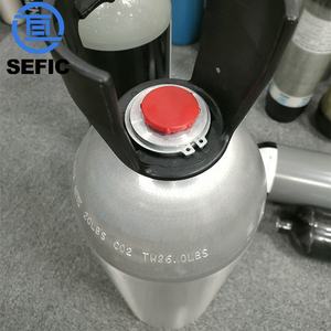 Sefic 2.5lb 5lb 10lb 15lb 20lb in alluminio <span class=keywords><strong>Co2</strong></span> serbatoio 1800psi vuota bottiglia per bevande - Product Image 6