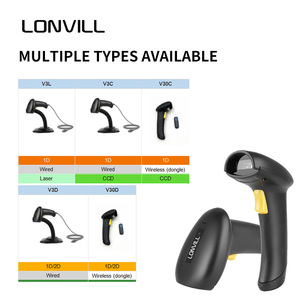 Lonvill cầm tay <span class=keywords><strong>RFID</strong></span> <span class=keywords><strong>Scanner</strong></span> Máy quét mã vạch cầm tay, thương mại Android Máy quét mã vạch cầm tay - Product Image 4