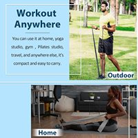 Venta al por mayor látex Fitness ejercicio elástico resistencia estiramiento pull up asistencia bandas rollo para Yoga, Pilates, terapia física
