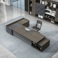 Meubles de bureau, table et chaise combinées, 2,6 m, 2,8 m, 3,2 m, tables d'ordinateur de bureau, meubles de bureau, grand patron