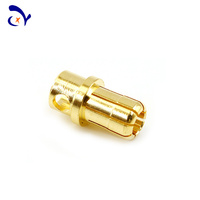 Connecteur mâle/femelle RF de haute qualité 8,0 mm en cuivre doré pour moteur ESC GC8010 pour voiture RC
