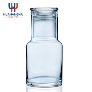 Dispensador elegante <span class=keywords><strong>de</strong></span> boquilla <span class=keywords><strong>de</strong></span> vidrio para baño, conjunto <span class=keywords><strong>de</strong></span> vidrio y garrafa <span class=keywords><strong>de</strong></span> noche, <span class=keywords><strong>de</strong></span> color, con vaso - Product Image 3