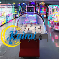 KAIMI Table de hockey sur air commerciale à dôme, design populaire, machine de jeu d'arcade à monnayeur pour 2 joueurs, sport d'intérieur pour centre commercial