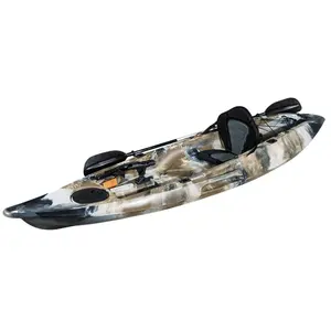 Gladiateur Glide — kayak pour 2 personnes et adultes, 1 + 1 pédales, pêche en bateau à rames