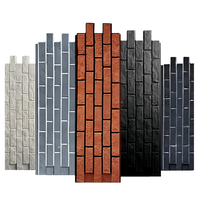 Vente chaude Pierre artificielle en polyuréthane Pierre PU Fausses briques Décoration murale intérieure et extérieure Facile à installer Imperméable