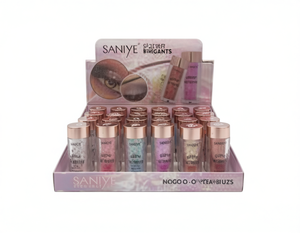 Saniye Sombra de ojos líquida, 12 colores, fórmula mineral brillante para maquillaje de ojos - Product Image 1