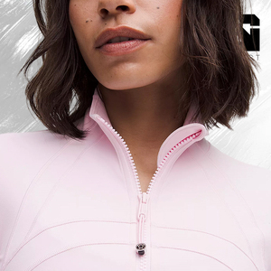 Veste de yoga Define Jacket Blush Quartz pour femme, rose clair, manches longues, fermeture éclair, couleur unie, vêtements de sport - Product Image 4