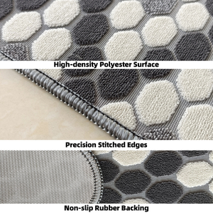 Tapis d'escalier personnalisé imprimé, antidérapant, en polyester, pour la décoration de la maison - Product Image 5