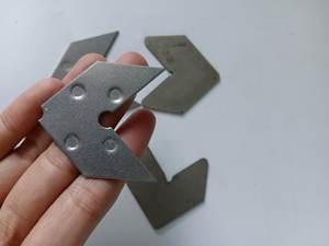 Pièce de joint d'angle de fabrication de tôle de renfort d'angle à angle droit d'acier inoxydable pour des morceaux de coin - Product Image 4