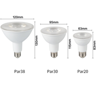 Lampu LED COB PAR30 PAR38 Modern, Dapat Diredupkan, CRI80 18W, Ringan, IP20, Garansi 3 Tahun, Basis E26/E27, Bersertifikasi CE