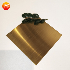 ZB9924 FOB 304L Golden <strong>Color</strong> HL Brushed <strong>Stainless</strong> <strong>Steel</strong> <strong>Sheet</strong> Price Per Kg - Product Image 6