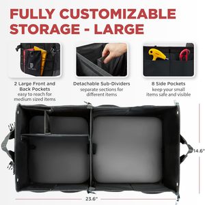 Caja de Almacenamiento <span class=keywords><strong>Plegable</strong></span> para <span class=keywords><strong>Coche</strong></span> de Gran Capacidad, para Camping al Aire Libre - Product Image 6