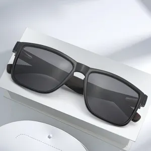 Hot Selling handgemachte gerahmte Mode benutzer definierte Logo Naturholz Tempel Holz polarisiert Bambus Sonnenbrille