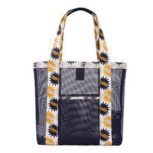 กระเป๋าผ้าตาข่ายพับได้สำหรับใช้ในชายหาดกระเป๋าผ้าตาข่ายแบบพับเก็บได้เป็นมิตรต่อสิ่งแวดล้อมใช้ในชีวิตประจำวัน - Product Image 5