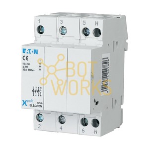 Disjoncteur industriel à boîtier moulé 112224 - 3 pôles 50/60Hz, montage sur rail DIN en plastique, neuf - Product Image 1