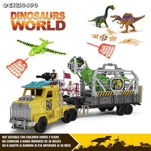 Jouet <span class=keywords><strong>en</strong></span> <span class=keywords><strong>plastique</strong></span> <span class=keywords><strong>de</strong></span> simulation jeu <span class=keywords><strong>de</strong></span> <span class=keywords><strong>soldat</strong></span> dinosaure camion transport voiture transporteur jouet personnalisé jeu garçon avec mobile minuscule dinosaure ensemble <span class=keywords><strong>de</strong></span> jouets - Product Image 2