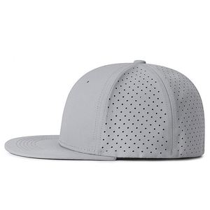 Custom 3D Emb Logo 6 Panel Fitted Baseball Flat Brim Snapback <b>Hat</b> Outdoor Sports Hip Hop Cap <b>for</b> Cycling Traveling - Product Image 3