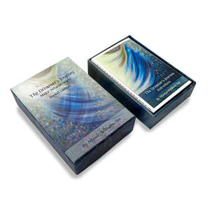 Paquete de tarjetas de oráculo curativo de Chakra de autodescubrimiento, 78 piezas por juego con logotipo personalizado de guía y material de papel de servicio de diseño - Product Image 1