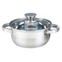 Vente en gros de marmites de cuisson droites de différentes tailles, ustensiles de cuisine pour restaurant, marmites à fondue, marmites en acier inoxydable pour soupes et bouillons