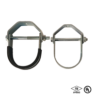Support de tuyau suspendu de type O UTT30 FM UL, support sismique, support de tuyau d'incendie, accessoires de support de galerie de tuyauterie
