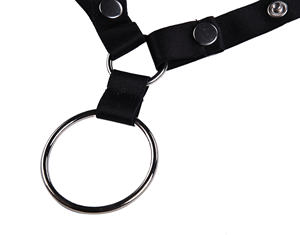 Cincin Pria Gay Eropa, Mainan Seksi Pria Lgbt, Tali Kulit Pengikat Penis - Product Image 2