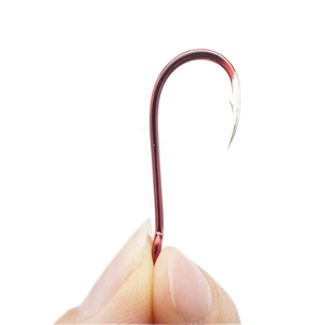 Gancho de tubo rojo brillante de acero al carbono, <span class=keywords><strong>dientes</strong></span> triangulares con púas - Product Image 2