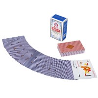 Jeu de cartes Guandan, bleu opaque, deux jeux, pour divertissement et salles de jeux