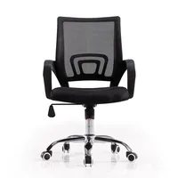 Vente en gros, meubles de maison, moderne, dos moyen, pivotant, ergonomique, bon marché, chaise de personnel, bureau, ordinateur, chaise en maille