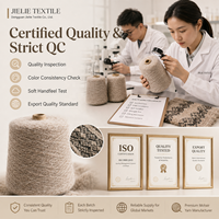 Fil à tricoter doux et extensible en mohair de koala 13NM, 11% laine recyclée, éco-responsable, pour l'hiver, couleur personnalisée, fourniture directe usine