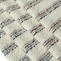 Neu Eingetroffen: Modischer Klassiker in Weiß, Braun, Grau, Schwarz - Gestreifter Woll-Polyester-Fleece-Mischstoff für Wintermäntel und Anzüge