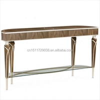 Décoration intérieure Tables console de luxe avec tiroir Meubles de salon modernes en bois