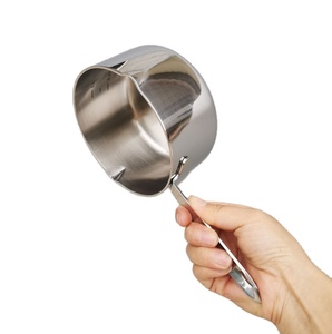 หม้ออุ่นนมสำหรับใช้ในบ้าน รุ่น SUS 304 700 มล. 0.5 ลิตร หม้อสแตนเลสมีขีดบอกปริมาตรพร้อมหูจับ - Product Image 2