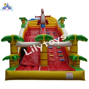 Lilytoys крытый наружный динозавр Пальма красочная сухая горка надувная игровая площадка надувная горка для детей