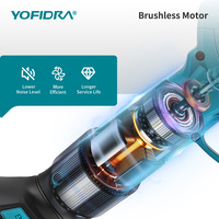 YOFIDRA Cisailles électriques sans fil 32 mm à moteur brushless, 2 vitesses, pour l'élagage d'arbres et de bonsaïs, compatible avec batterie Makita 18V
