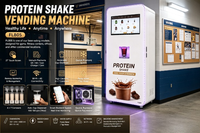 Machine à smoothies nutritifs automatique avec cartouches de saveurs interchangeables et compteur d'utilisation pour les cantines scolaires