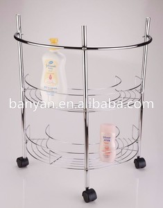 Estante de Almacenamiento de Dos Niveles de Acero Inoxidable Cromado para Debajo del Lavabo del Baño y <span class=keywords><strong>Toallero</strong></span> de Acero Inoxidable para <span class=keywords><strong>Ducha</strong></span> - Product Image 2