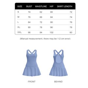 Ensemble débardeur et jupe respirants pour femmes de haute qualité pour vêtements de sport d'entraînement de golf de tennis de yoga - Product Image 4