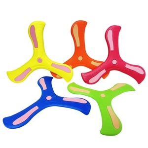 Disques volants en EVA pour enfants, lances à la main, bumerangs en caoutchouc souple à 3 pales pour un retour en <span class=keywords><strong>vol</strong></span> - Product Image 4