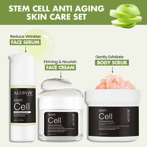 Custom Private Label organico Anti-invecchiamento siero viso naturale riparazione della pelle con cellule staminali di mela vitamina E glicerina lotta per le rughe - Product Image 5