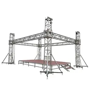 Global goal post truss layar led heavy loading truss stage truss aluminium perlengkapan panggung konser perlengkapan panggung