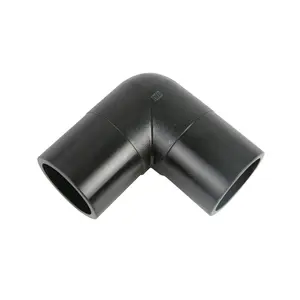 factory sale 5 inch hdpe 90 degree elbow dimensions /hdpe pipe fittings