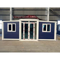 Maison conteneur extensible à double aile pour salle de formation