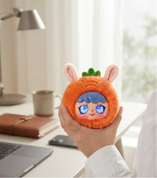 Nouvelles peluches intelligentes IA avec yeux LED émotionnels et assistant IA parlant multilingue, jouets en peluche lapin mignon